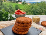 Galettes végétales aux haricots rouges et aubergine (companion ou non)