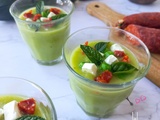 Gaspacho aux courgettes et aux petits pois (companion ou non)