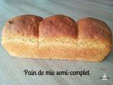 Pain de mie semi complet (companion ou non)