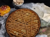 Tarte d’Halloween aux carottes et aux champignons