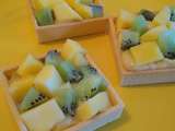 Tartelette mangue kiwi