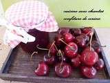 Confiture de cerises noires