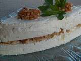 Fromage garni de noix