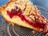 Gâteau façon crumble aux framboises