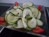 Salade de courgette et tomate