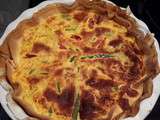 Tarte aux asperges et tomates cerises