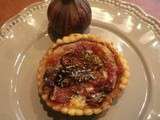 Tartelettes aux figues et a la fourme d'ambert