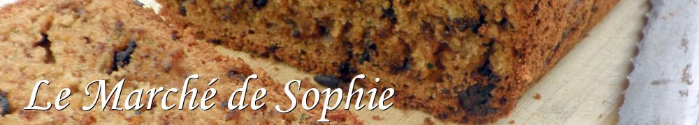 Recettes de Le Marché de Sophie