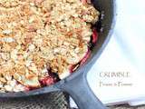 Crumble fraise & pomme