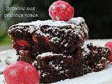 Brownie aux Pralines Roses