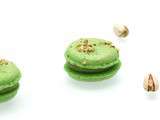 Macarons à la pistache et à la vanille