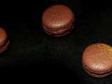 Macarons au chocolat et au curry