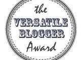 The versatile blogger award - Liebster award