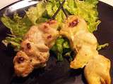 Brochettes de poulet tandoori