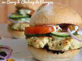 Burger de Poulet au Curry & Chutney de Mangue