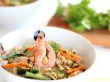 Salade de Vermicelles de Riz & Crevettes