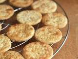 Crackers à la fleur de sel pour l'apéro ou juste pour le plaisir de grignoter