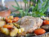 Rôti de quasi de veau aux légumes