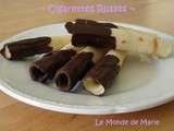 Cigarettes Russes au chocolat