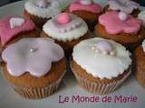 Cupcakes coeur fondant de compote de pomme