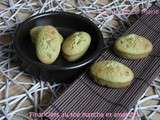 Financiers au thé matcha et amandes