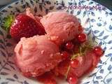 Sorbet de fraises