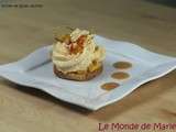 Tartelettes de pommes caramélisées façon bretonne et sa mousse de sauce caramel au beurre salé