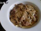 Pâtes facon stroganoff