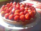 Tarte aux fraises creme chibouste vanille