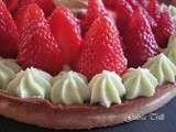 Tarte fraises pistaches