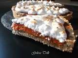 Tarte meringuee au curd d'abricots