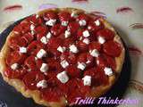 Tarte tatin tomates cerise oignon et feta