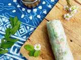 Rouleaux de printemps  : des crudités à emporter