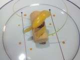 Mousse dulcey et mangue confites