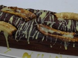 Banana bread aux 3 chocolats