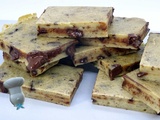 Brownie banane, beurre de cacahuètes