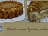 Charlotte mousse Spéculoos et madeleines