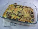 Clafoutis aux aubergines et jambon