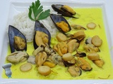 Crème de moules au safran