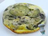 Croque-quiche courgette champignon