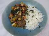 Curry d'agneau au lait de coco