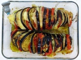 Eventail d'aubergine à l'italienne