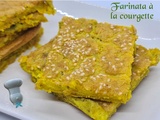 Farinata à la courgette