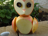 Hibou en pomme