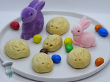 Lapins au coeur de m&m's