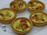 Mini quiches poireau St Jacques