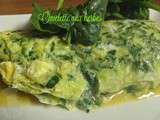 Omelette aux herbes en sachet