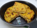 Omelette rouge au St Félicien