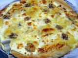 Pizza blanche aux fromages du Vercors