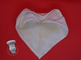 Pliage de serviettes: Le coeur